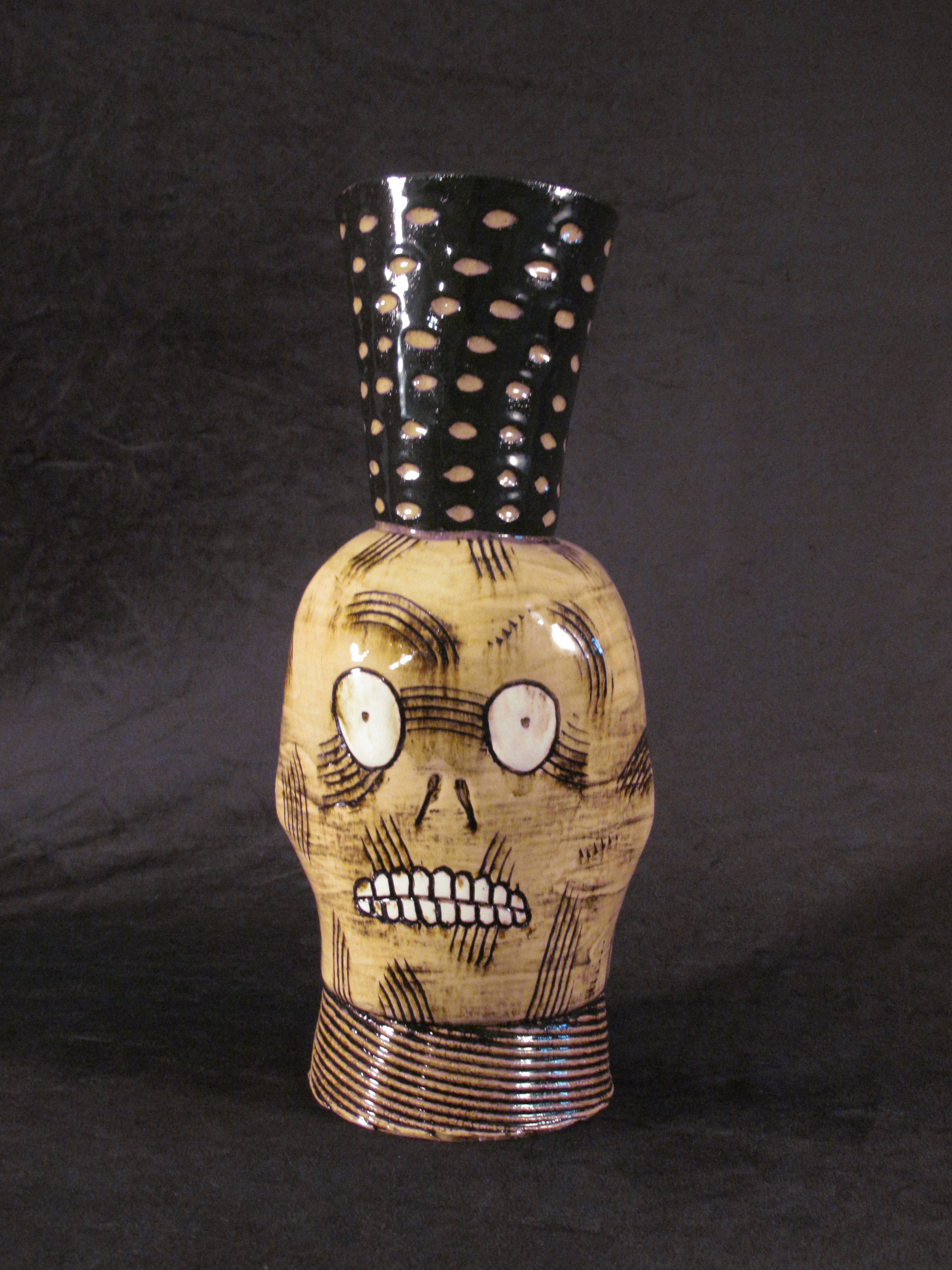 Skull Vase